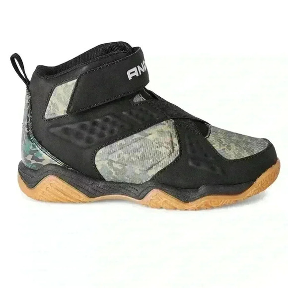 BNWT Size 4 Boys AND1 B-Side Hightop Basketball Sneakers Velcro Trendy Camo - Picture 2 of 4